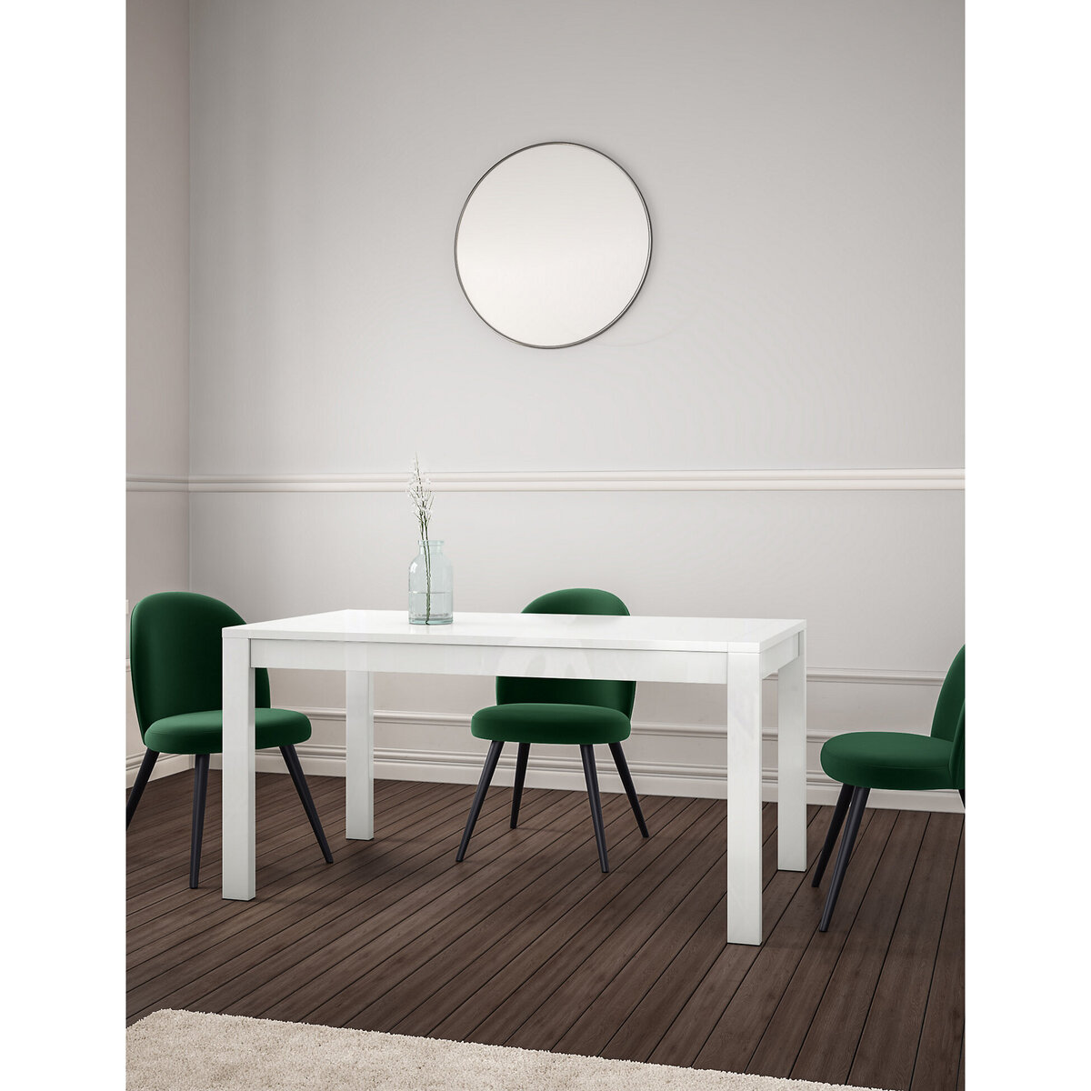 M&S Finn Extending Dining Table - 1SIZE - White, White – image 3