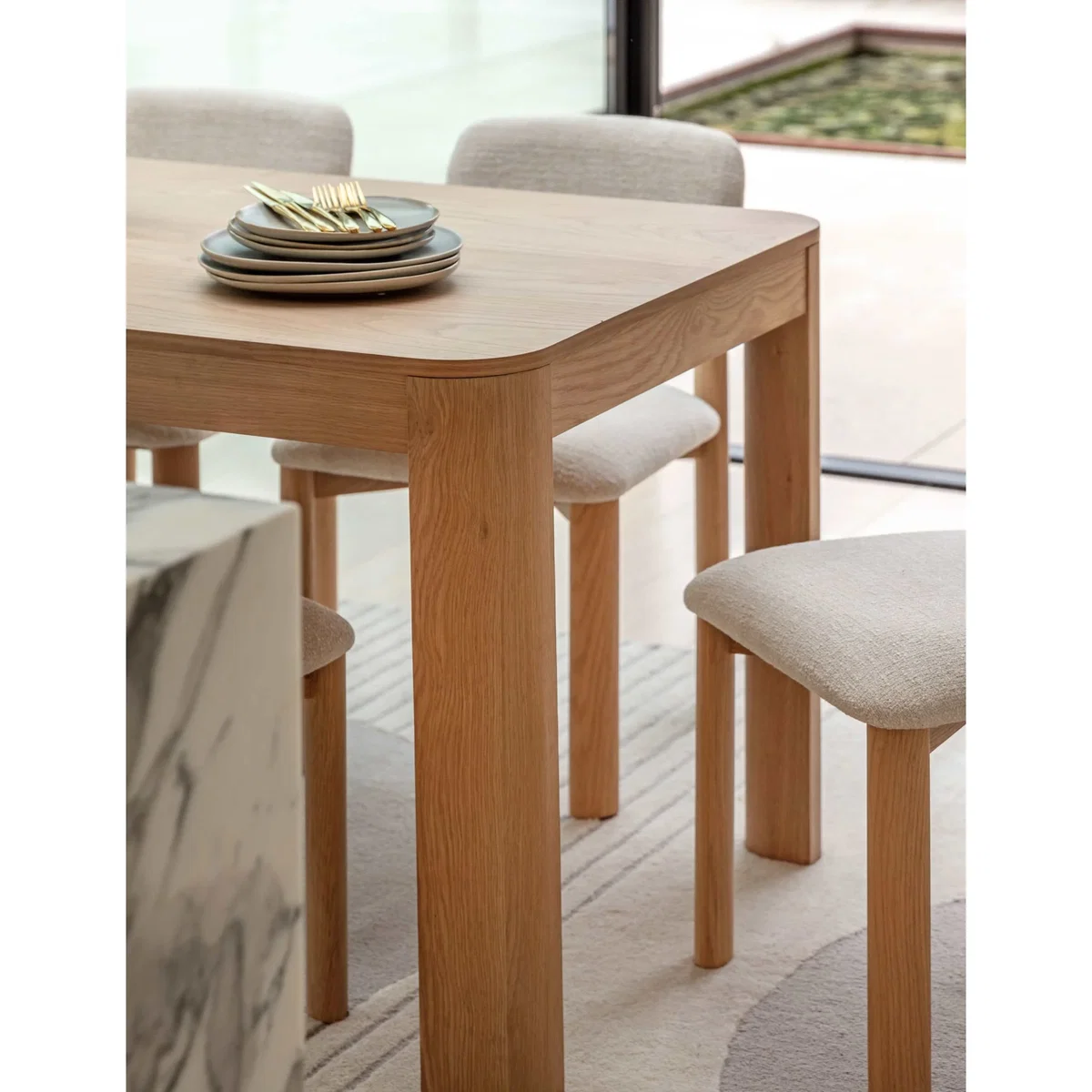 Gallery Direct Ember Extendable Dining Table Natural – image 3