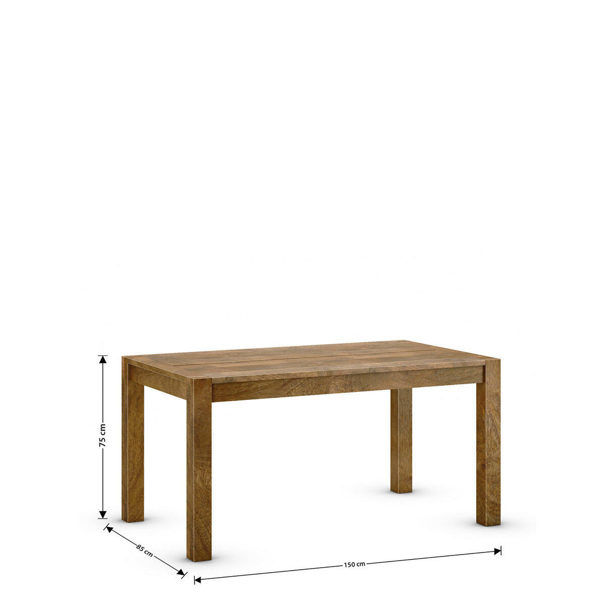 M&S Groove Dining Table - 1SIZE - Wood, Wood – image 5
