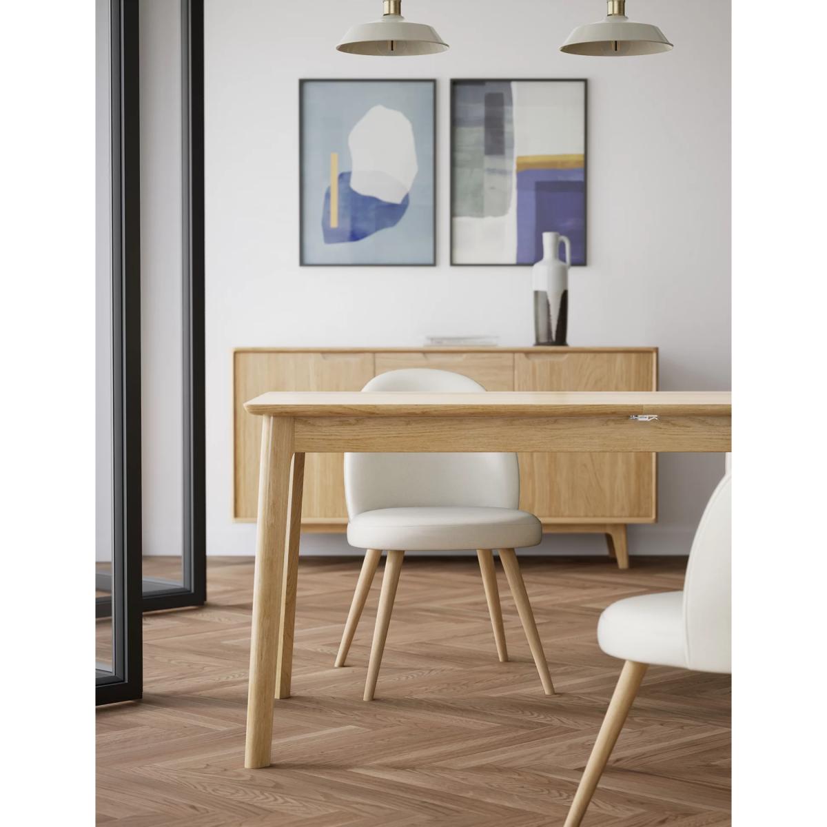 M&S Nord 6-10 Seater Extending Dining Table - Oak, Oak – image 3