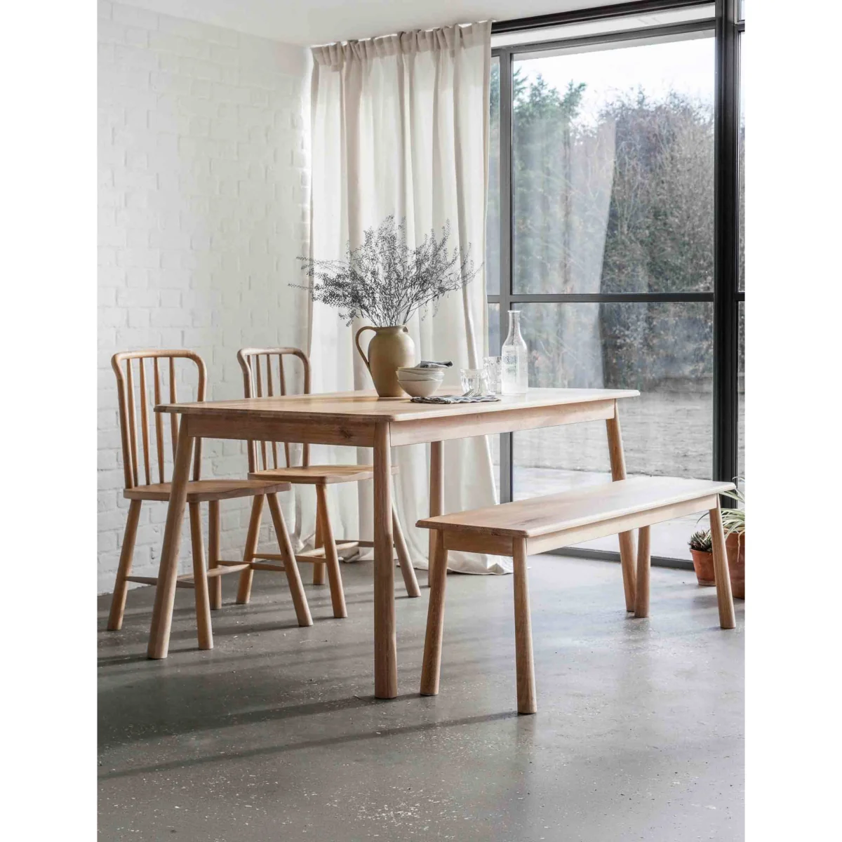 Gallery Direct Wycombe Modern Dining Table Natural – image 3