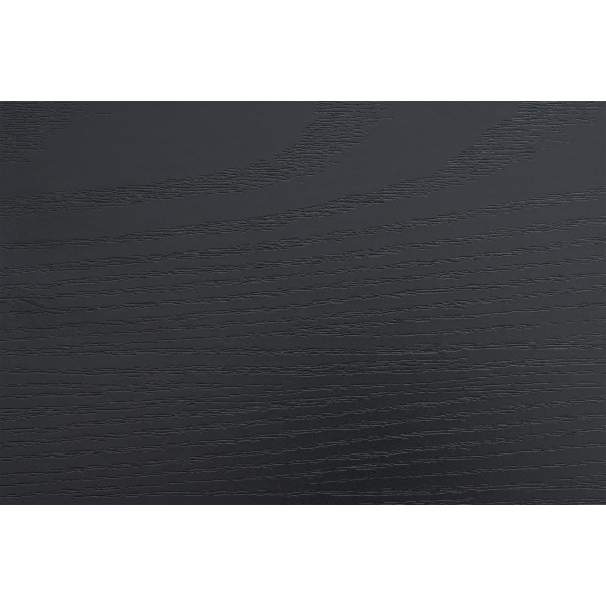 Angus 6 Seat Rectangular Dining Table, Black Ash Effect – image 8