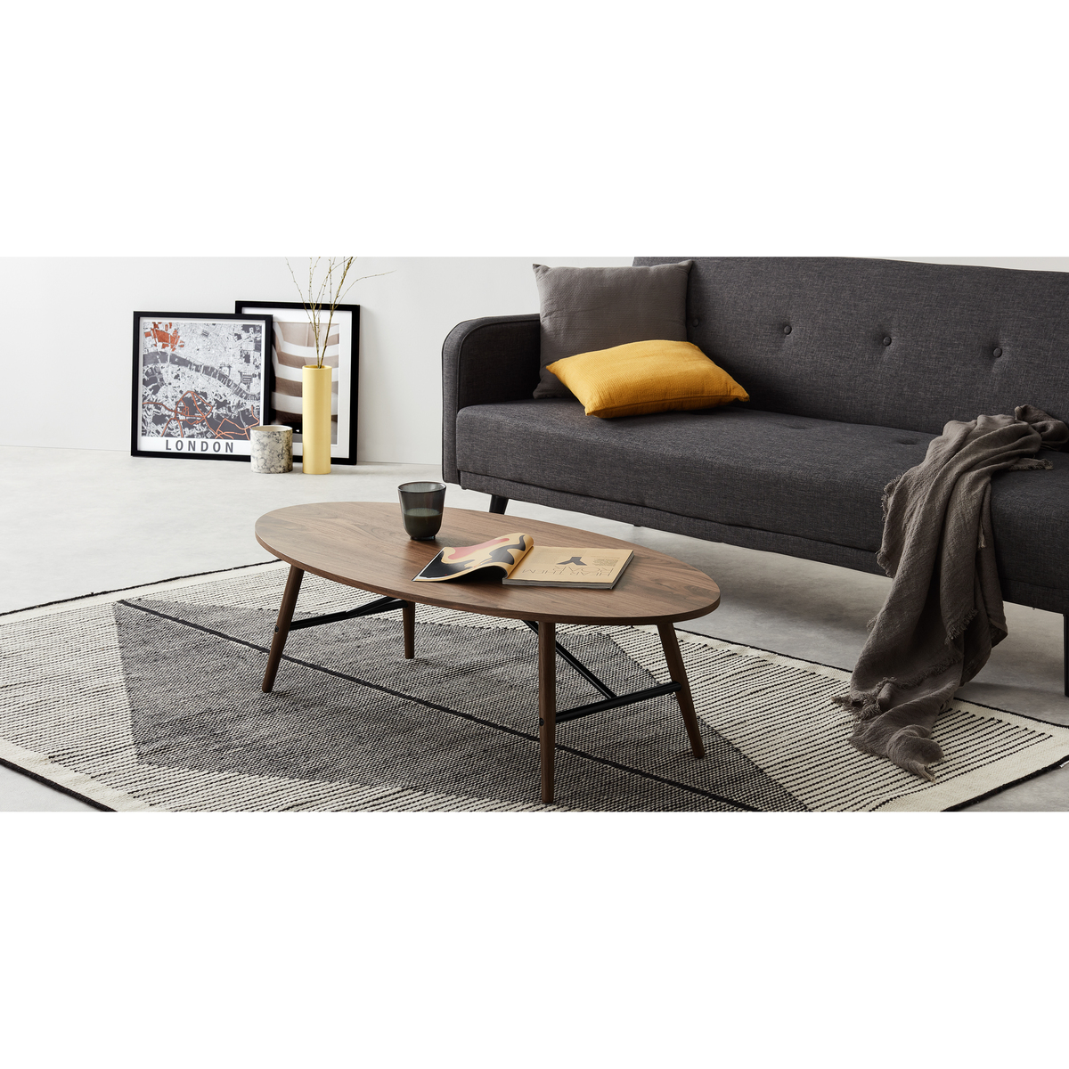 Milford Coffee Table, Walnut – image 4