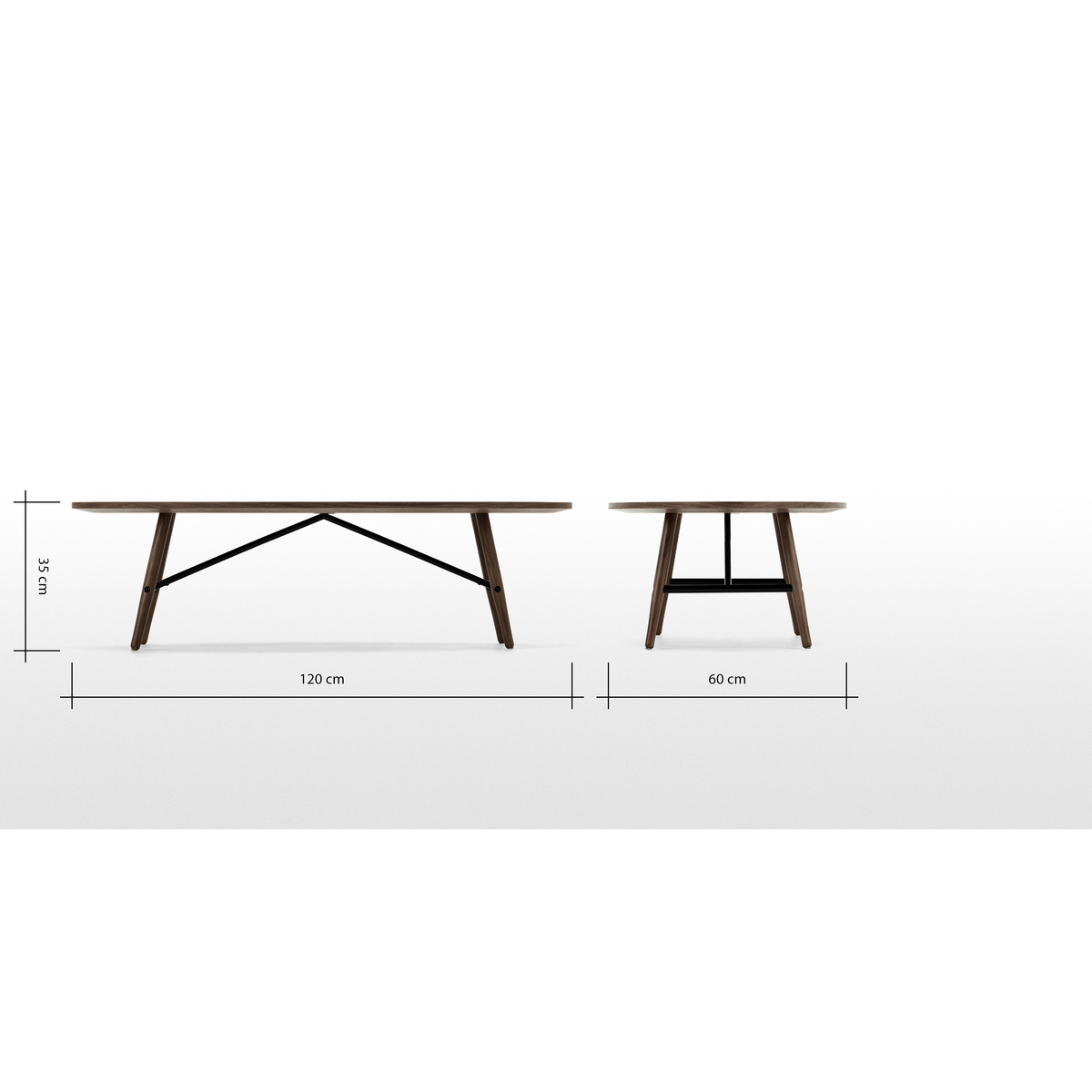 Milford Coffee Table, Walnut – image 10