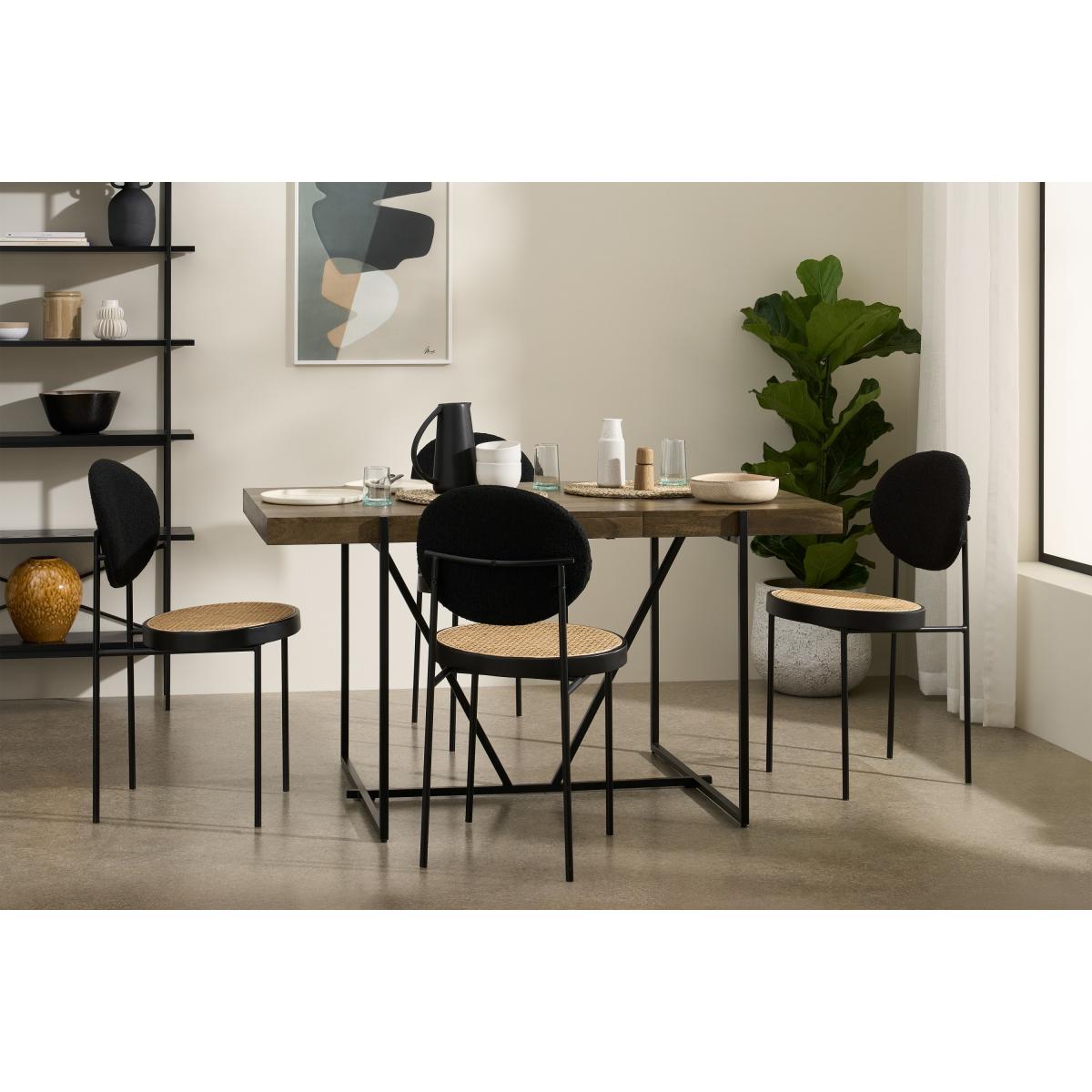 Morland 2-4 Seat Extending Dining Table, Mango Wood – image 4