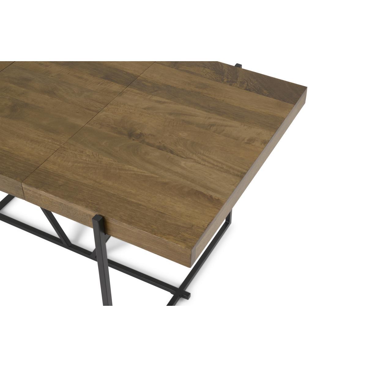 Morland 2-4 Seat Extending Dining Table, Mango Wood – image 8