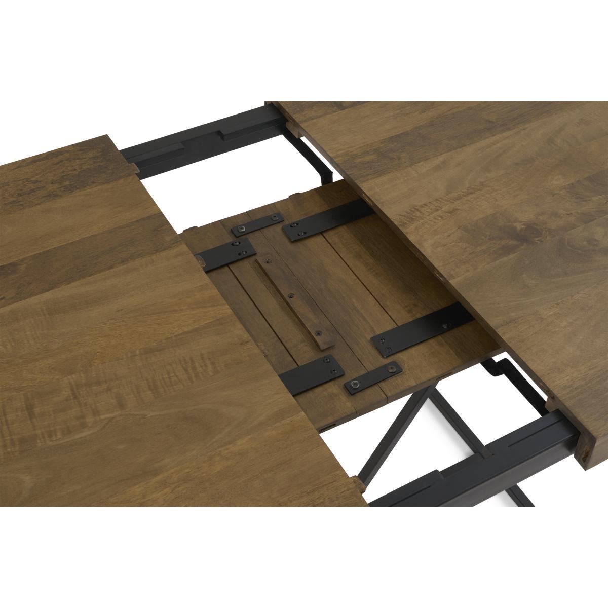 Morland 2-4 Seat Extending Dining Table, Mango Wood – image 10