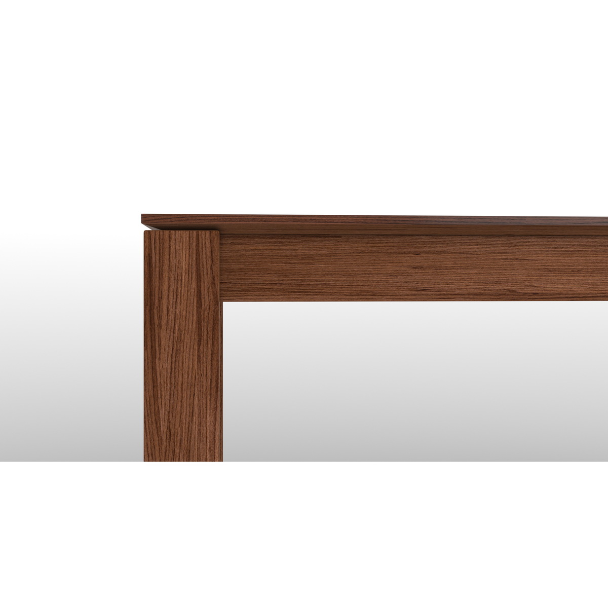 Custom MADE Corinna 8 Seat Dining Table, Grey HPL and Walnut – image 7