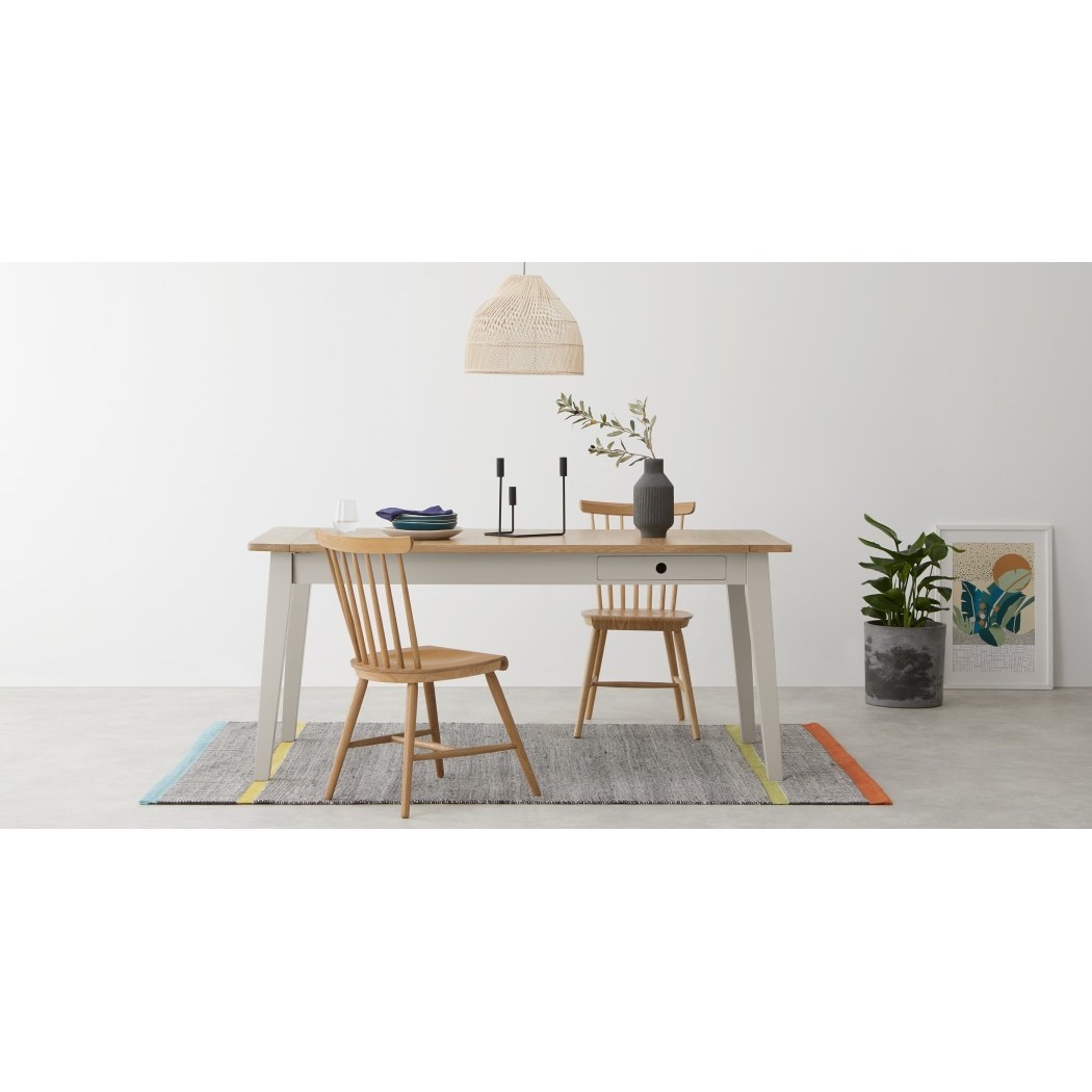 Ralph Extending Dining Table, Mushroom Grey – image 4