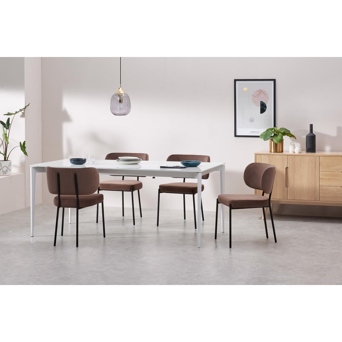 Tandil 8-12 Seat Extending Dining Table, White – image 4