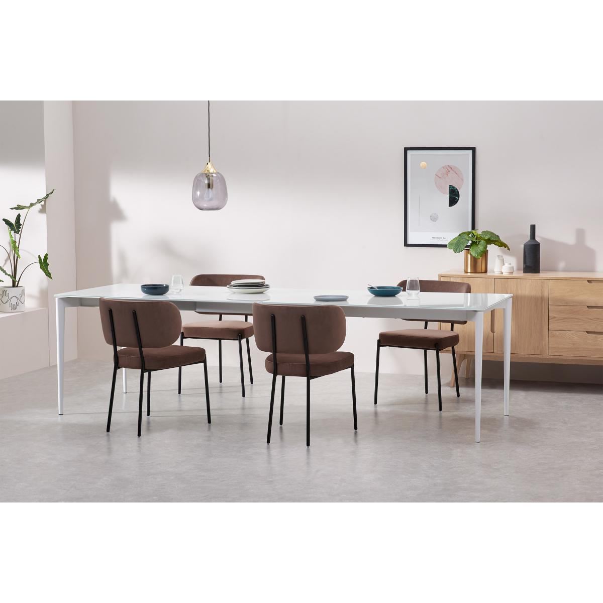 Tandil 8-12 Seat Extending Dining Table, White – image 5