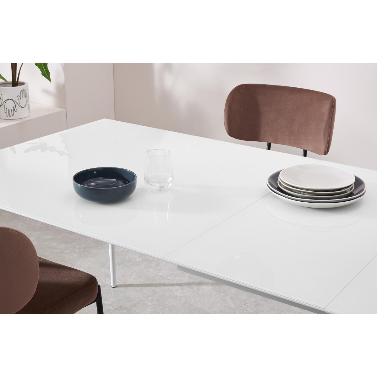 Tandil 8-12 Seat Extending Dining Table, White – image 6