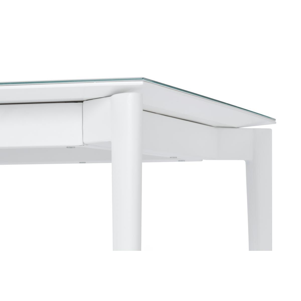 Tandil 8-12 Seat Extending Dining Table, White – image 7