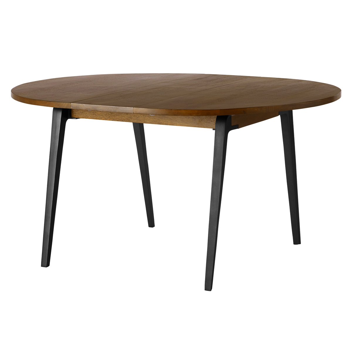 Lucien 4-6 Seat Round Extending dining table, Dark Mango Wood – image 2