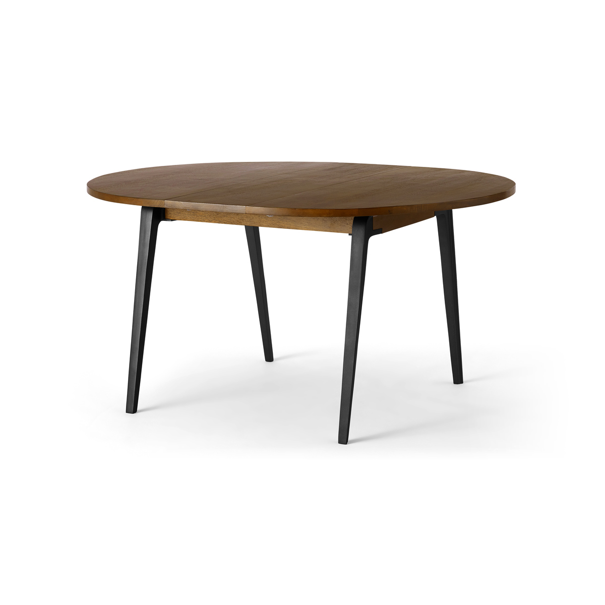 Lucien 4-6 Seat Round Extending dining table, Dark Mango Wood – image 4