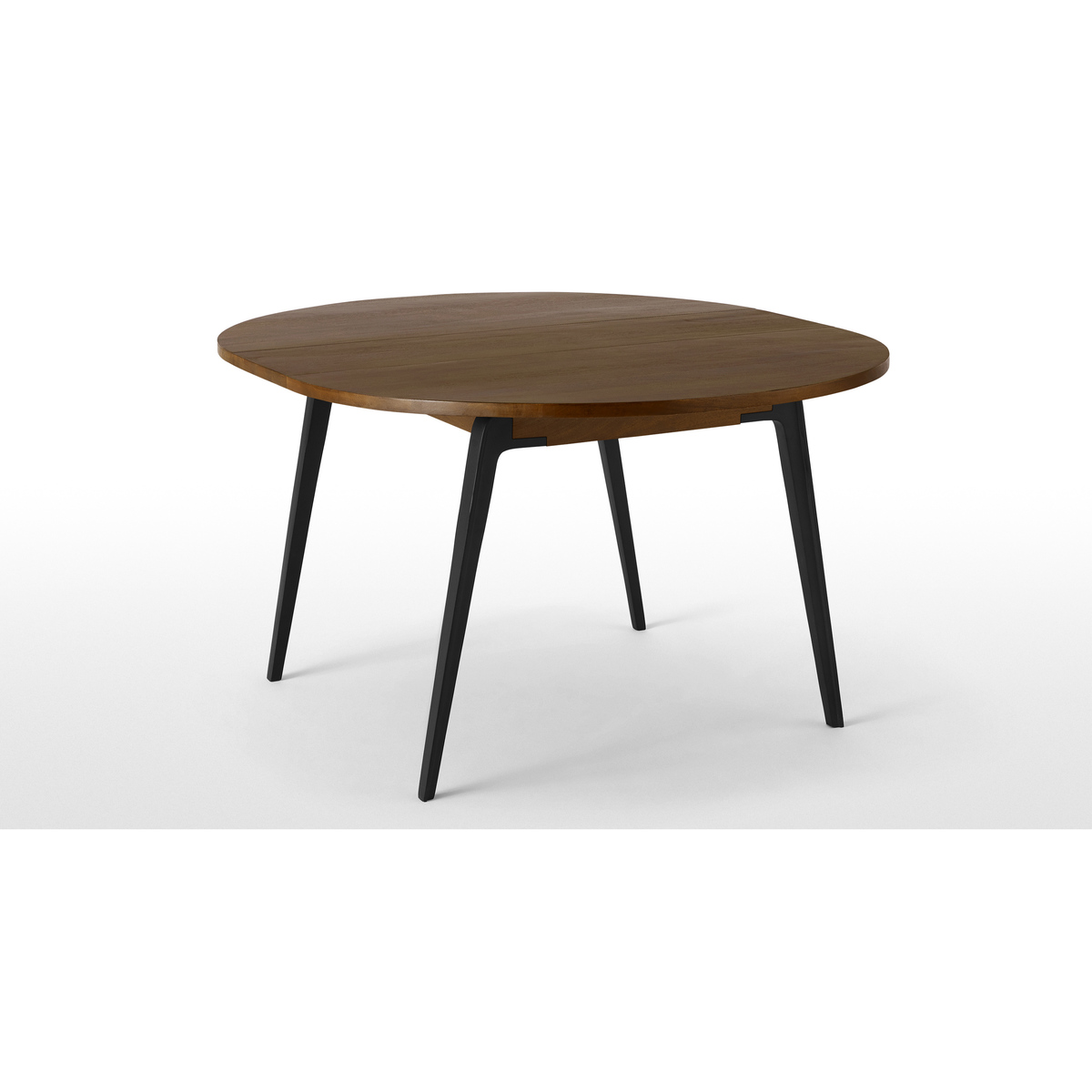 Lucien 4-6 Seat Round Extending dining table, Dark Mango Wood – image 6