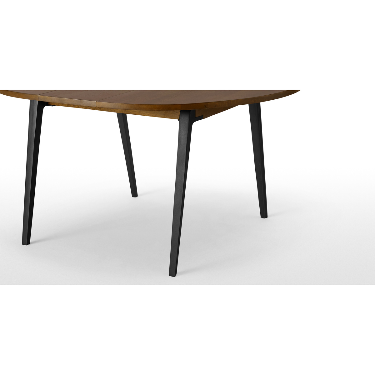 Lucien 4-6 Seat Round Extending dining table, Dark Mango Wood – image 9