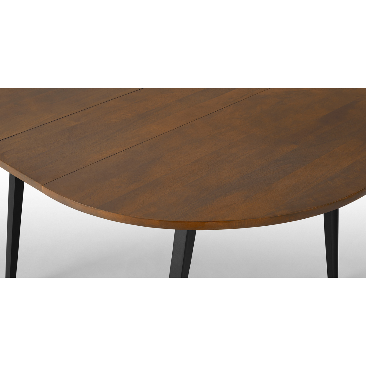 Lucien 4-6 Seat Round Extending dining table, Dark Mango Wood – image 10