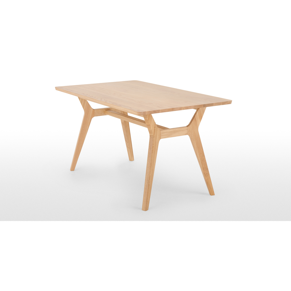 Jenson Up to 6 seat Dining Table, Solid Oak – image 4