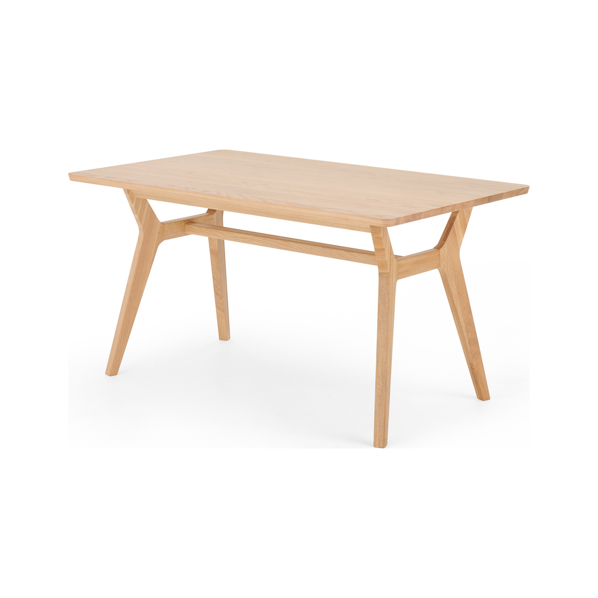 Jenson Up to 6 seat Dining Table, Solid Oak – image 1