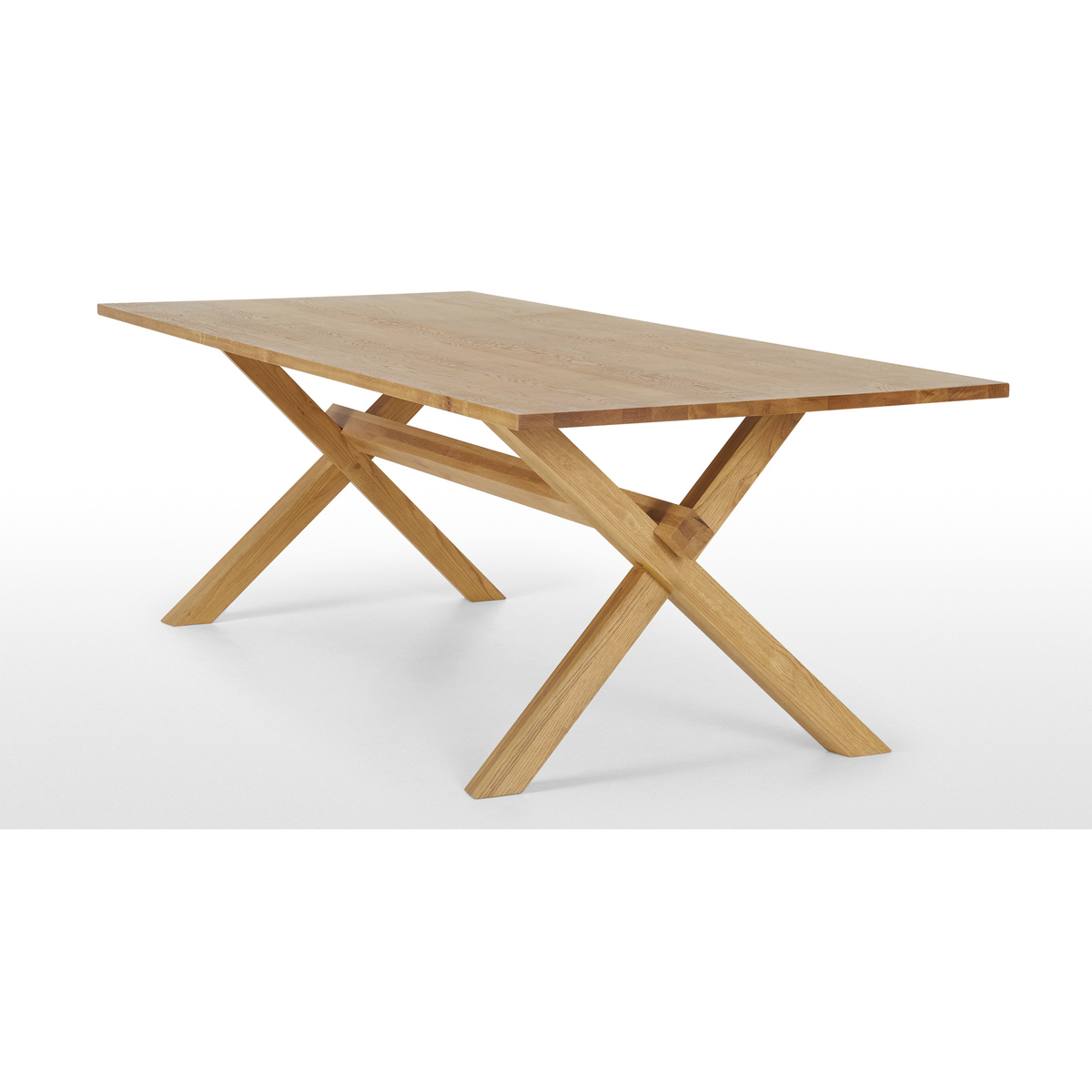 Bayron 10 Seat Dining Table, Brushed Solid Oak – image 4
