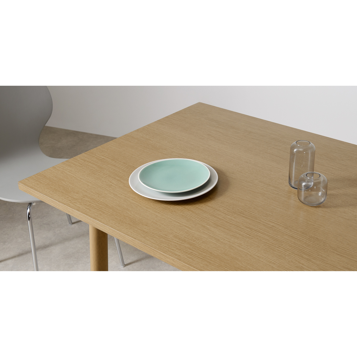 MADE Essentials Asger 8 Seat Dining Table, Oak Effect – image 3