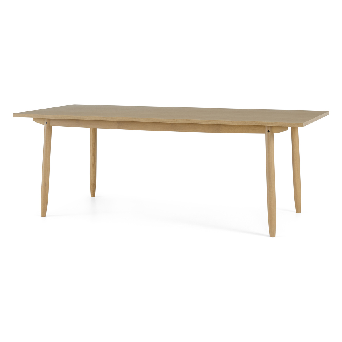 MADE Essentials Asger 8 Seat Dining Table, Oak Effect – image 1