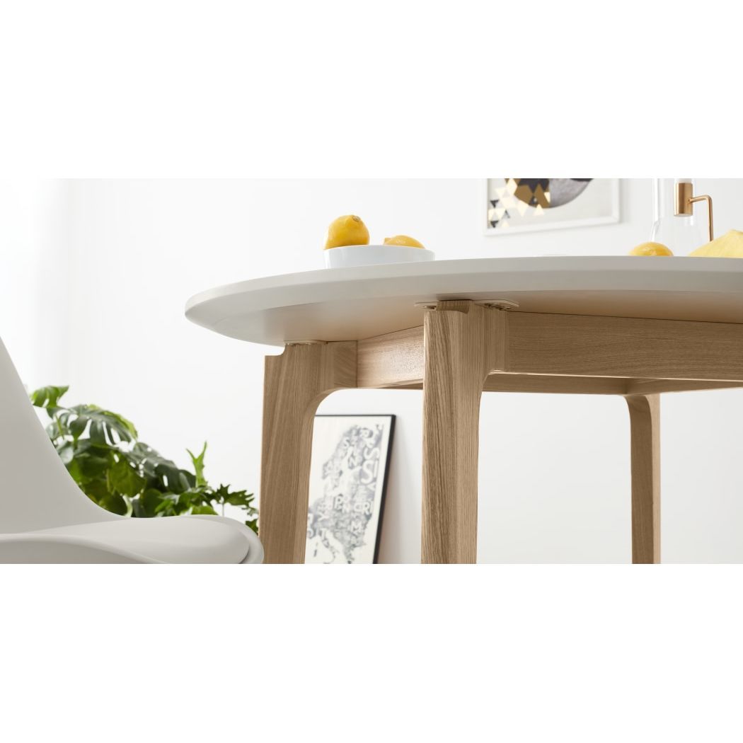 Buren Round Dining Table, HPL and Ash – image 4