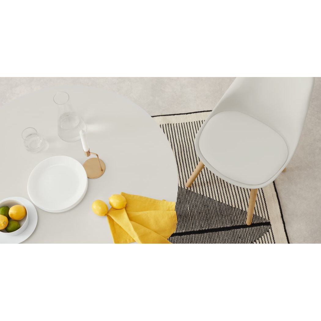Buren Round Dining Table, HPL and Ash – image 5