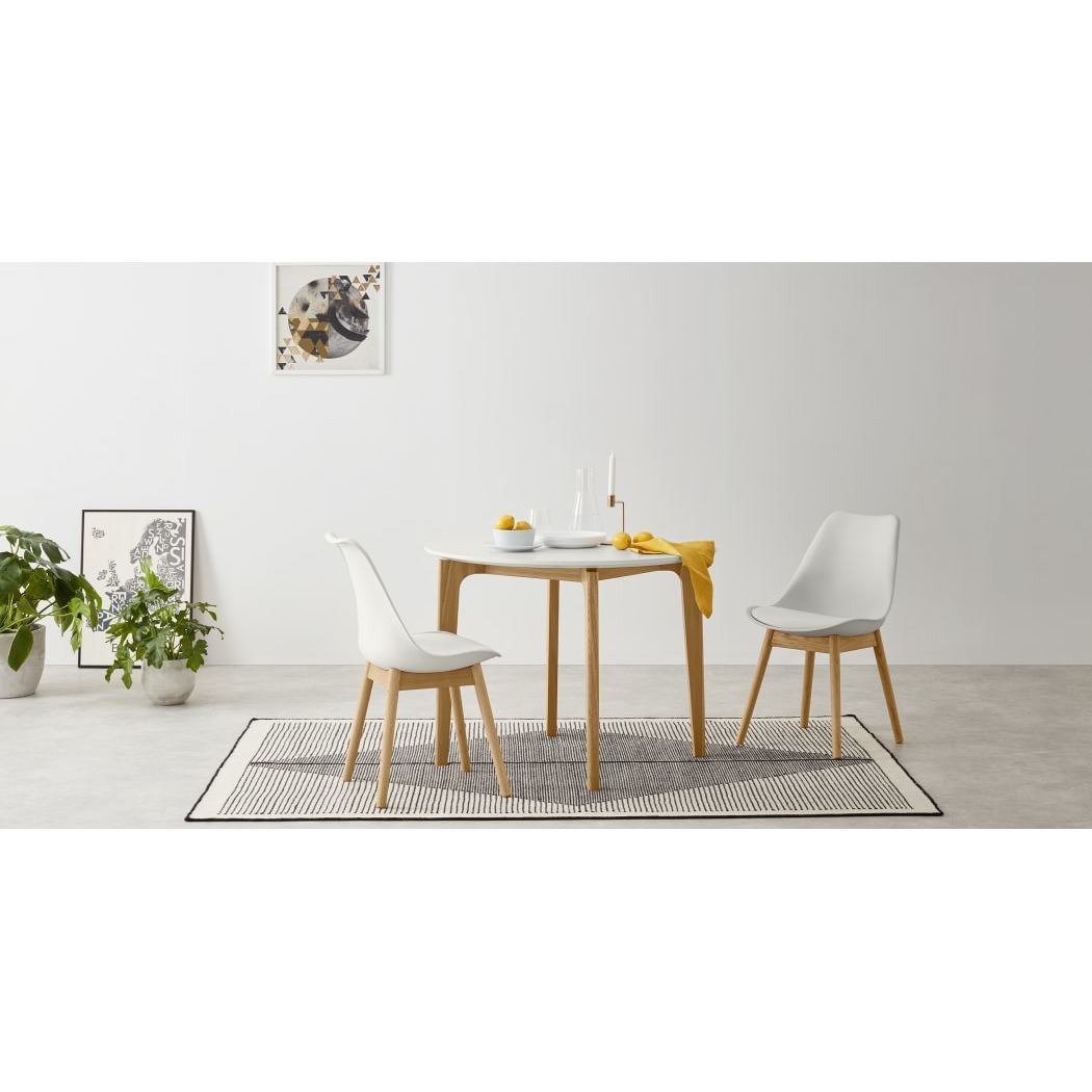 Buren Round Dining Table, HPL and Ash – image 6