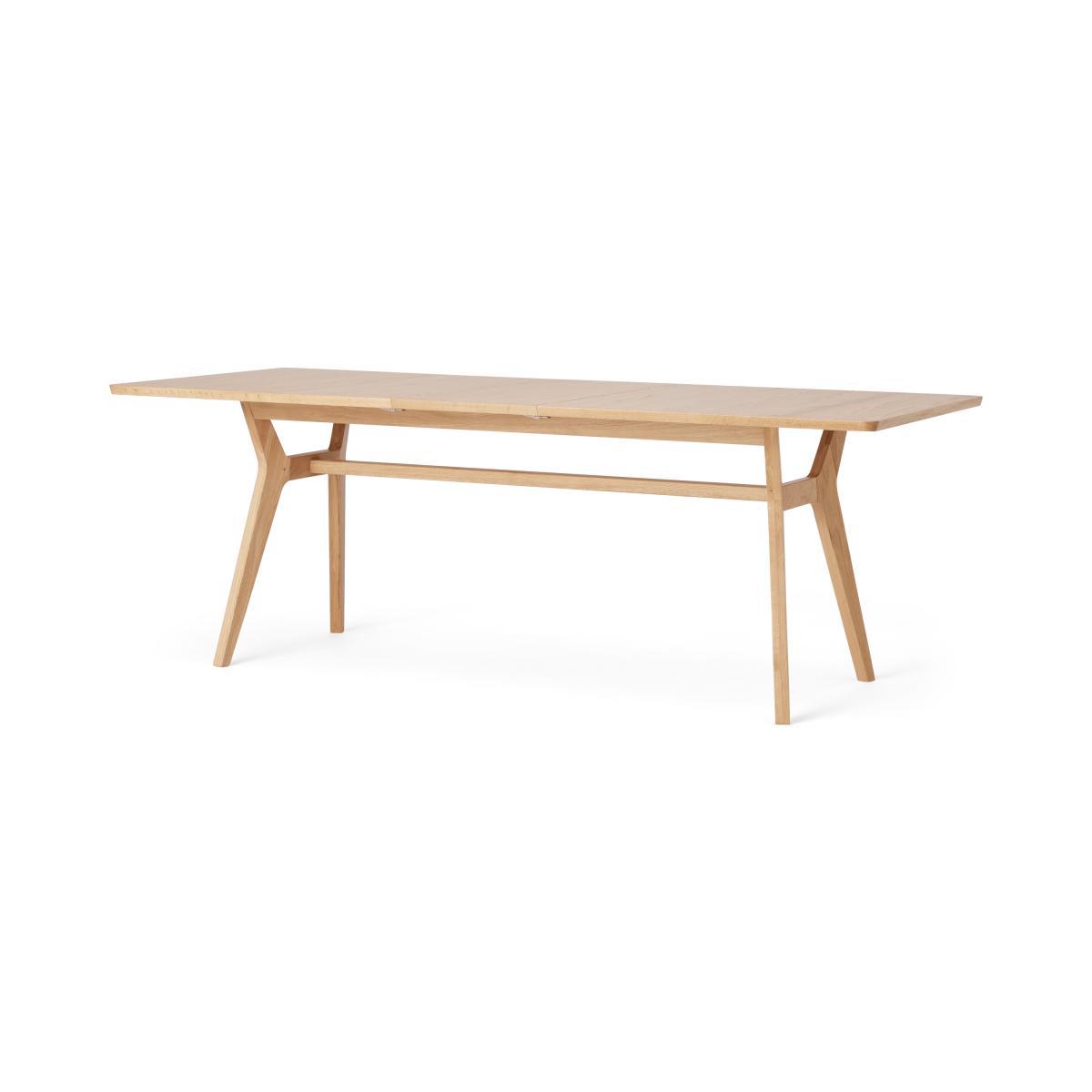 Jenson 6-8 Seat Extending Dining Table, Oak – image 2