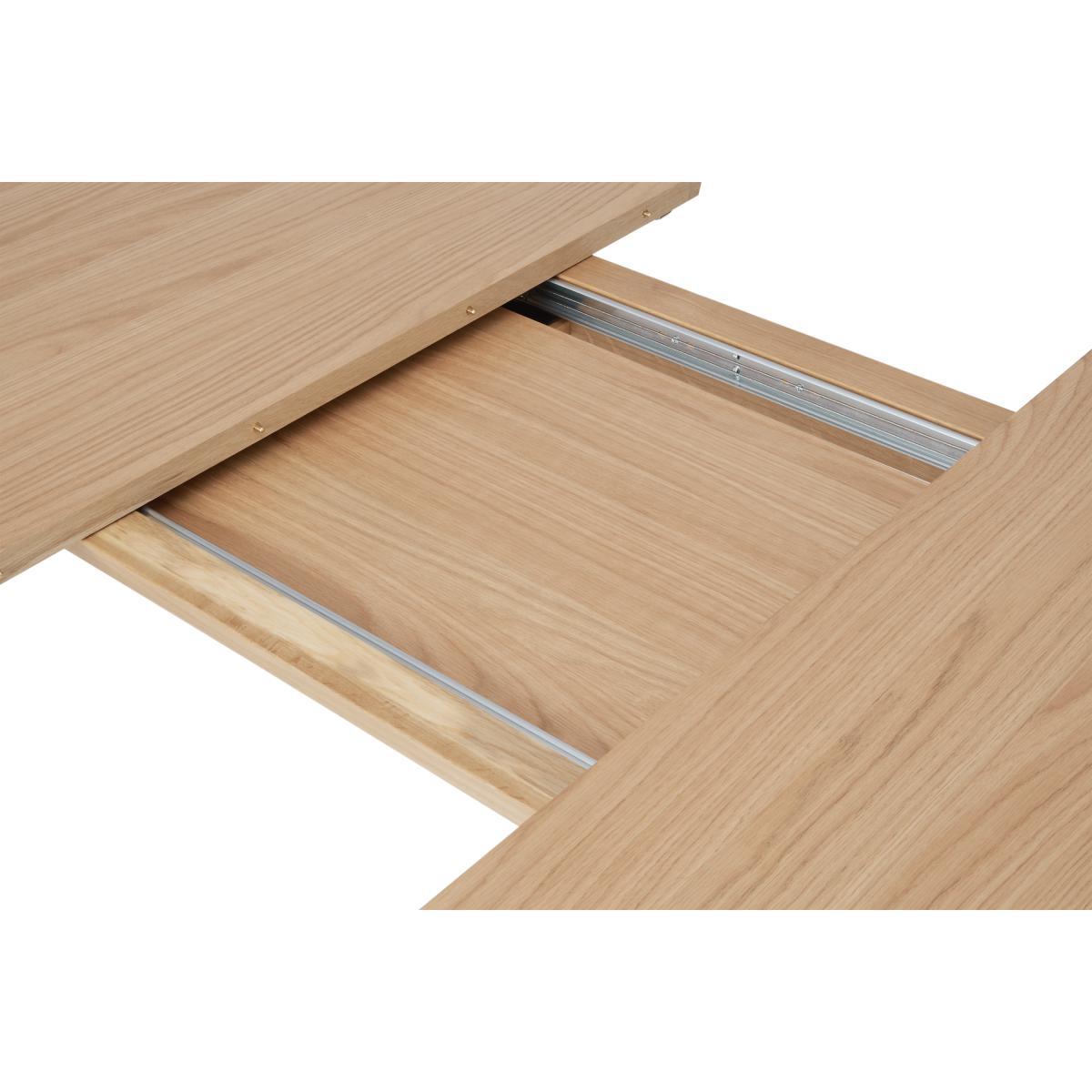 Jenson 6-8 Seat Extending Dining Table, Oak – image 11