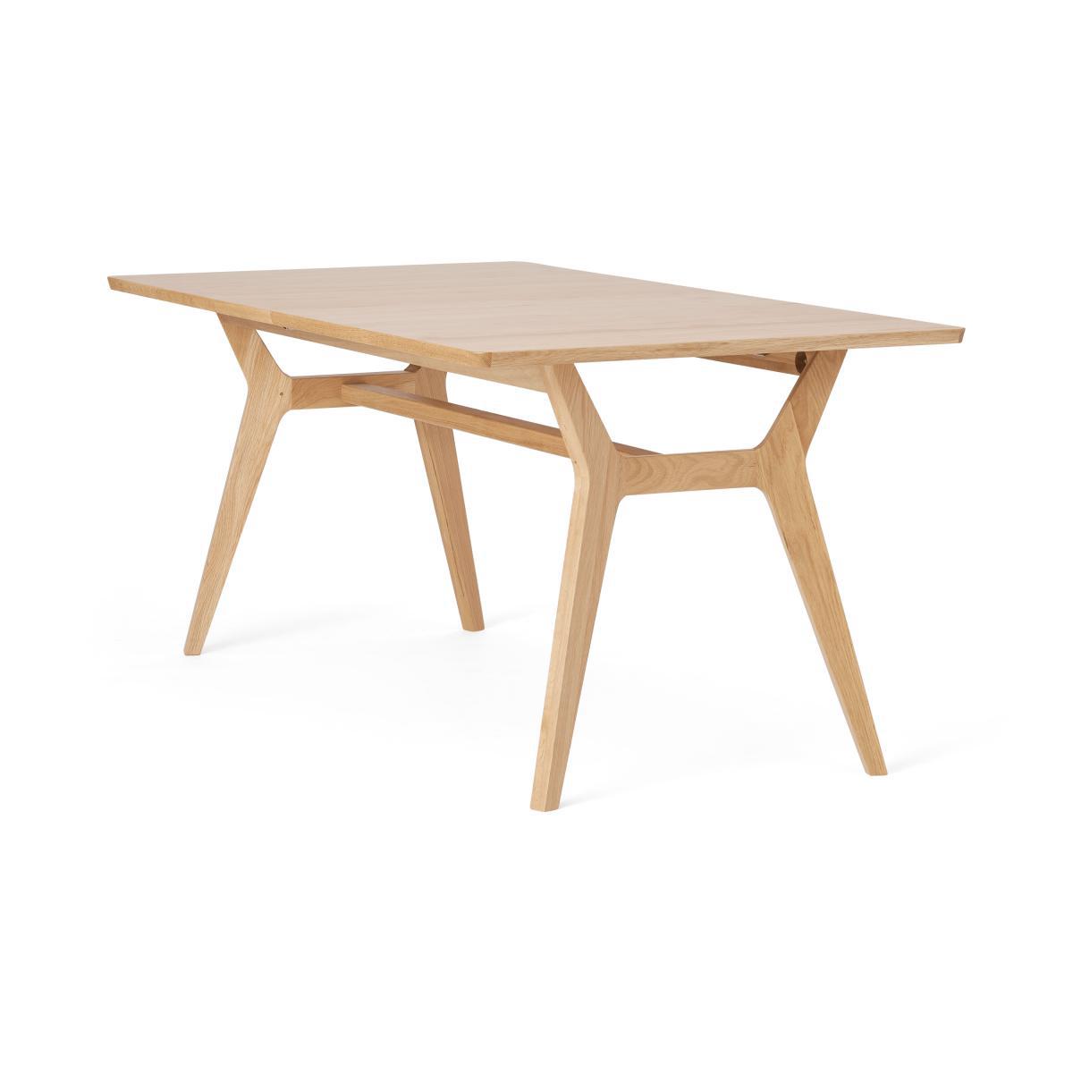 Jenson 6-8 Seat Extending Dining Table, Oak – image 7