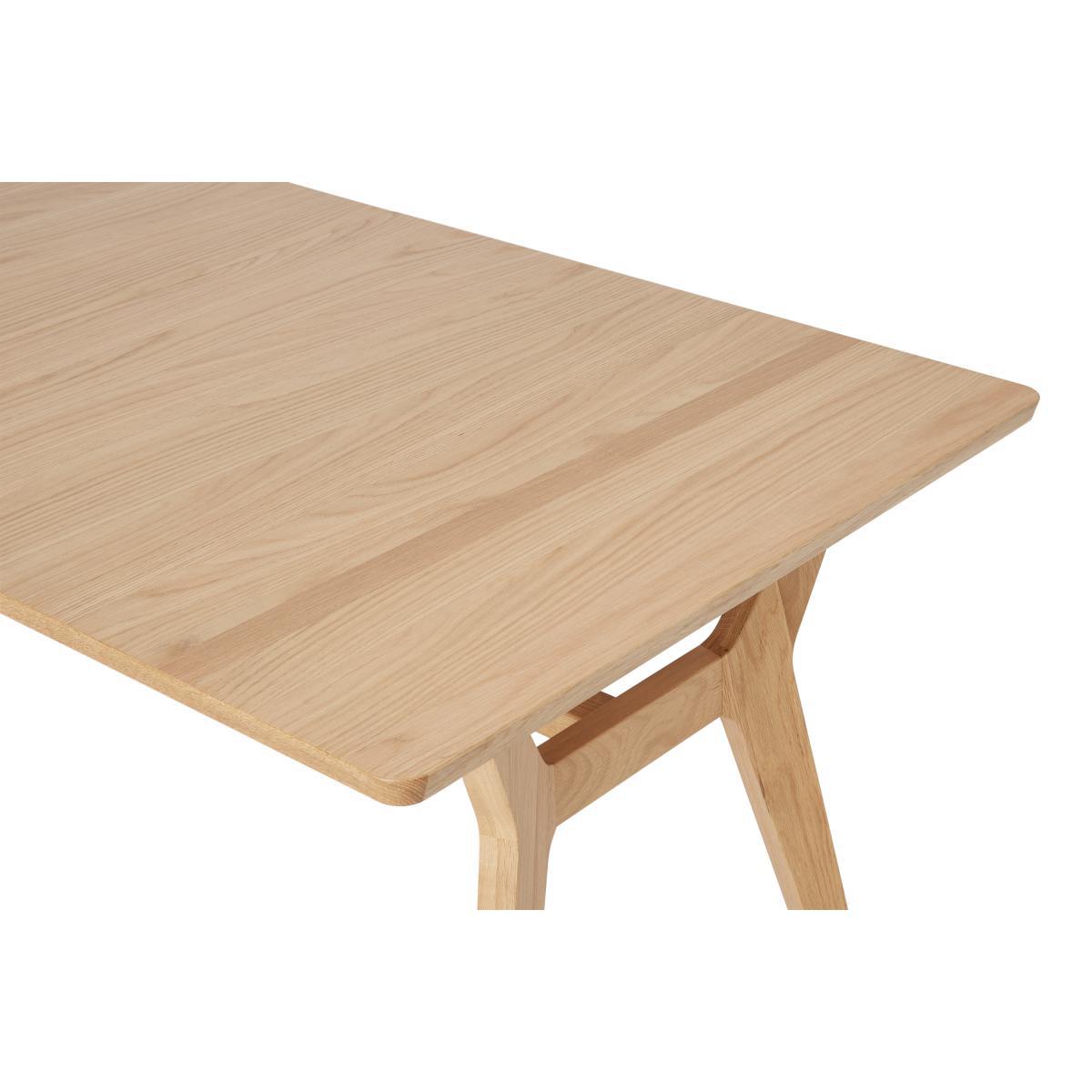 Jenson 6-8 Seat Extending Dining Table, Oak – image 8