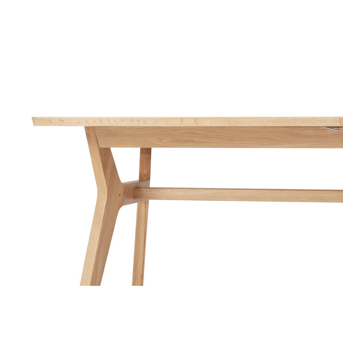Jenson 6-8 Seat Extending Dining Table, Oak – image 9