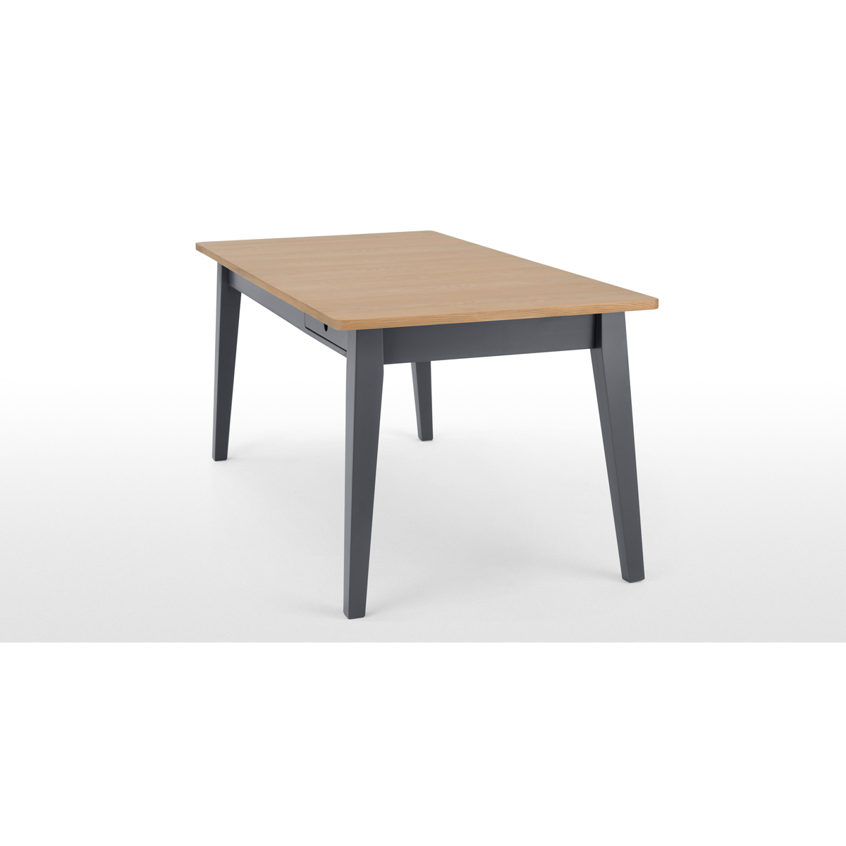 Ralph 6 - 8 seat Extending Dining table, Oak and Charcoal – image 4