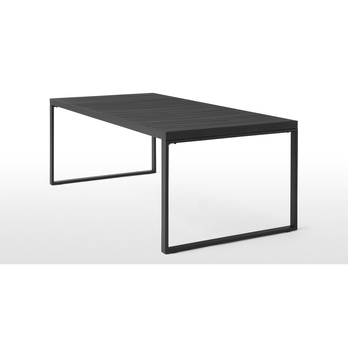 Catania Garden 8 Seater Dining Table, Black and Polywood – image 4