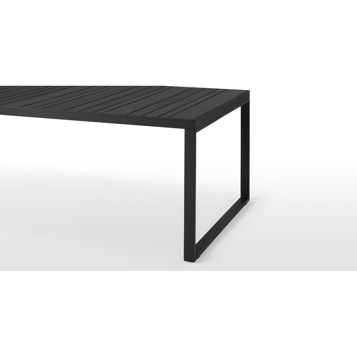 Catania Garden 8 Seater Dining Table, Black and Polywood – image 5