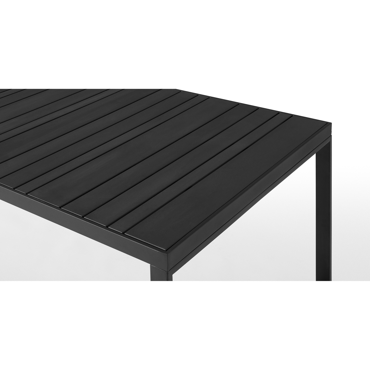 Catania Garden 8 Seater Dining Table, Black and Polywood – image 6