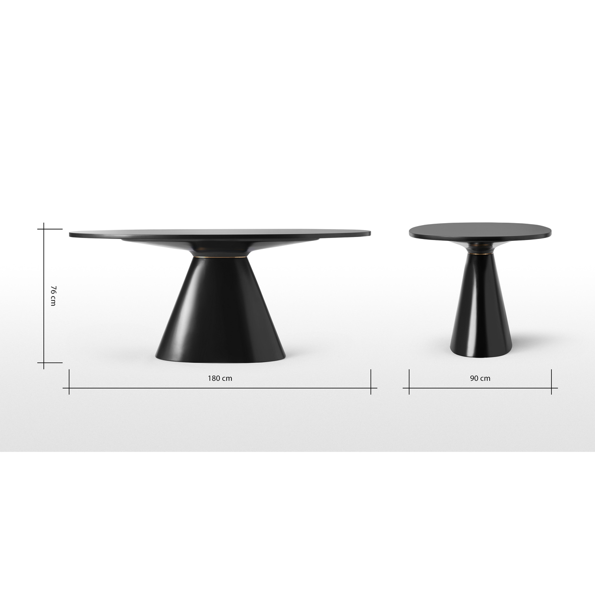 Rumana 6 Seat Oval Dining Table – image 8