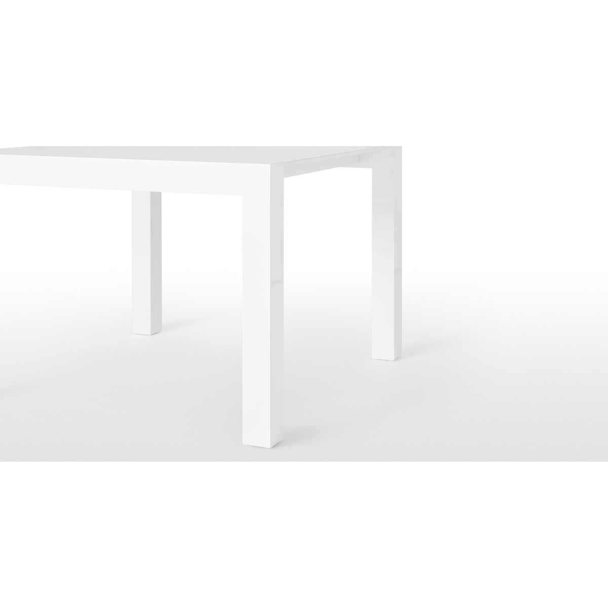 Bramante 4-8 Seat Square Extending Dining Table, White – image 12