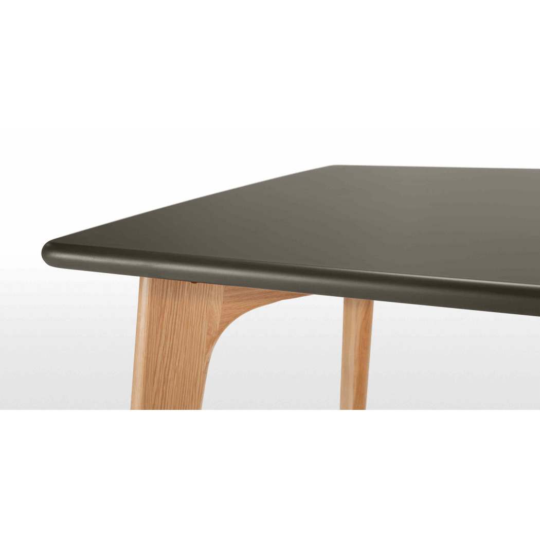 Fjord Rectangle Dining Table, Oak and Grey – image 3