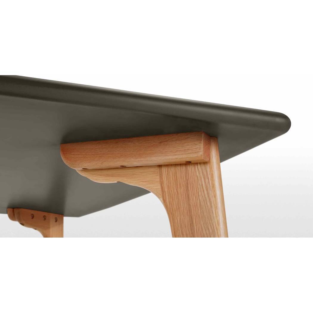 Fjord Rectangle Dining Table, Oak and Grey – image 4