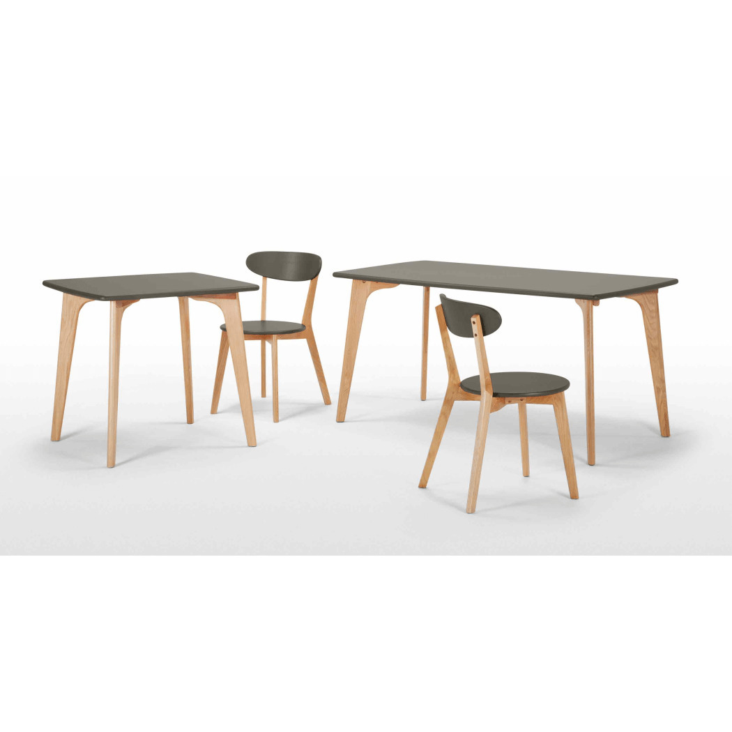 Fjord Rectangle Dining Table, Oak and Grey – image 6