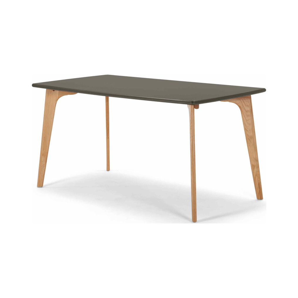 Fjord Rectangle Dining Table, Oak and Grey – image 1