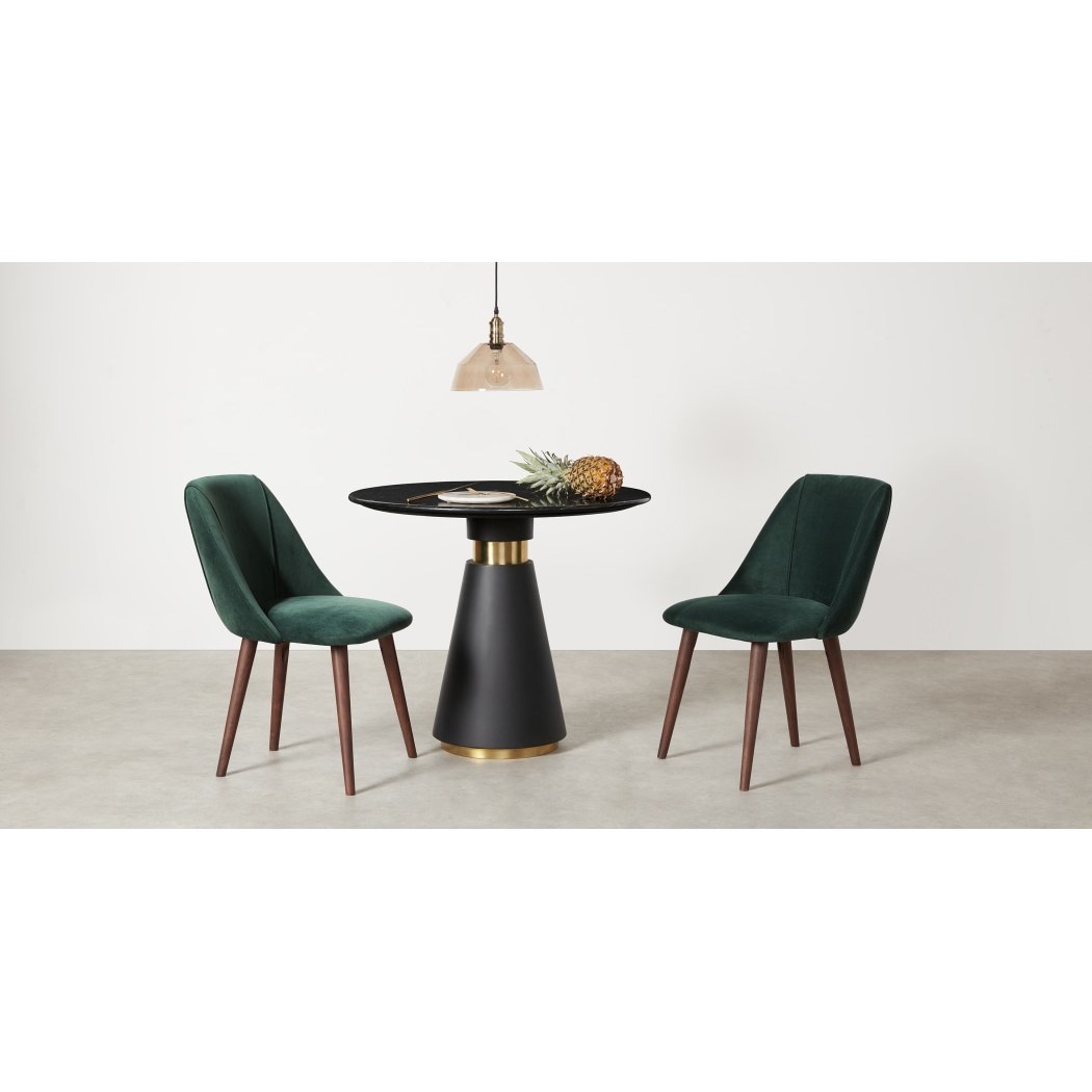 Bimba Dining Table, Black Marble and Brass – image 5