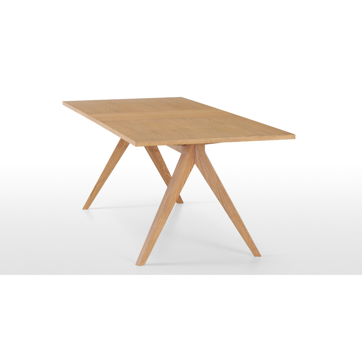 Wingrove 8-10 Seat Extending Dining Table, French Oak – image 5