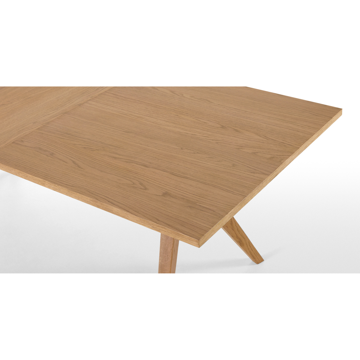 Wingrove 8-10 Seat Extending Dining Table, French Oak – image 6