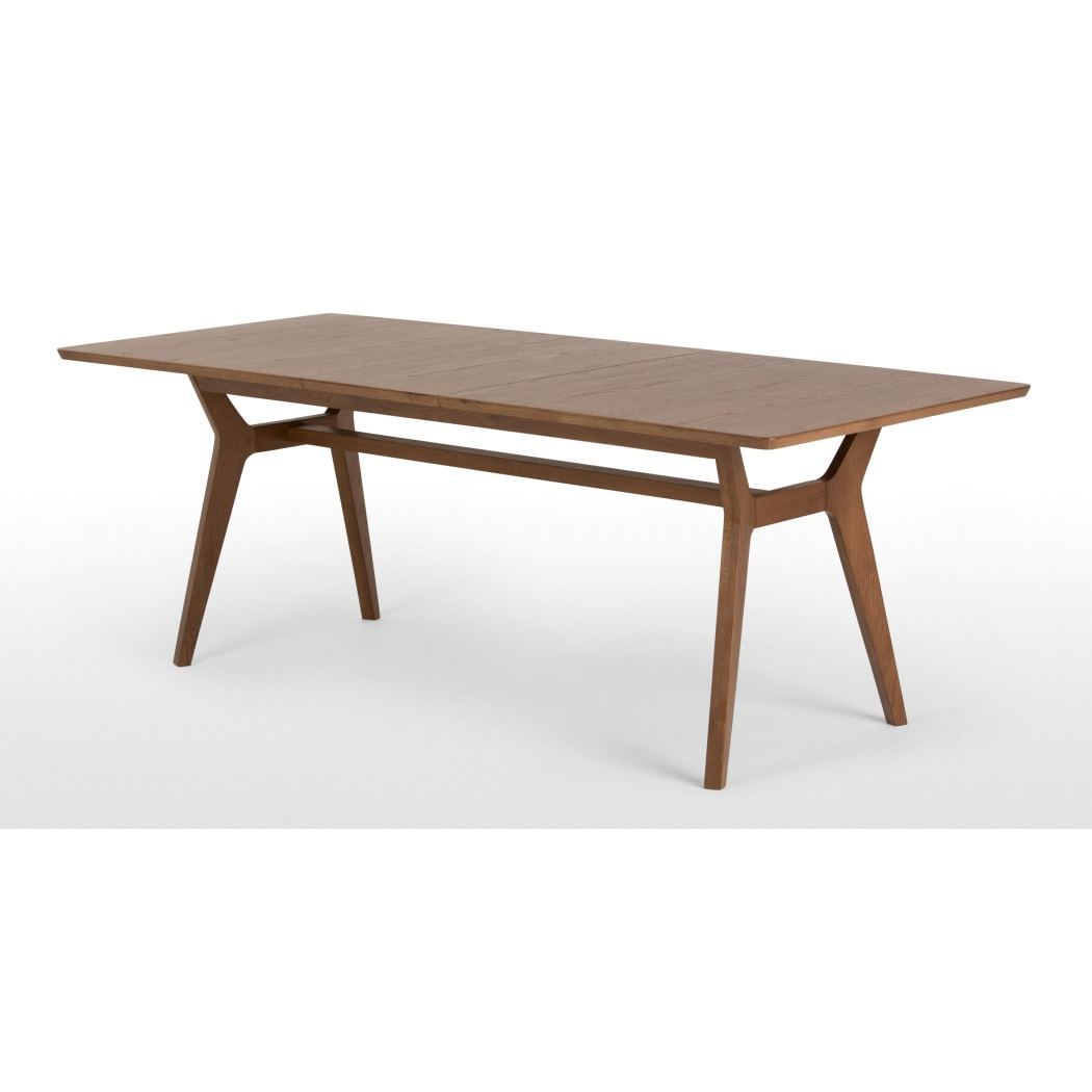 Jenson Extending Dining Table, Dark Stain Oak – image 2