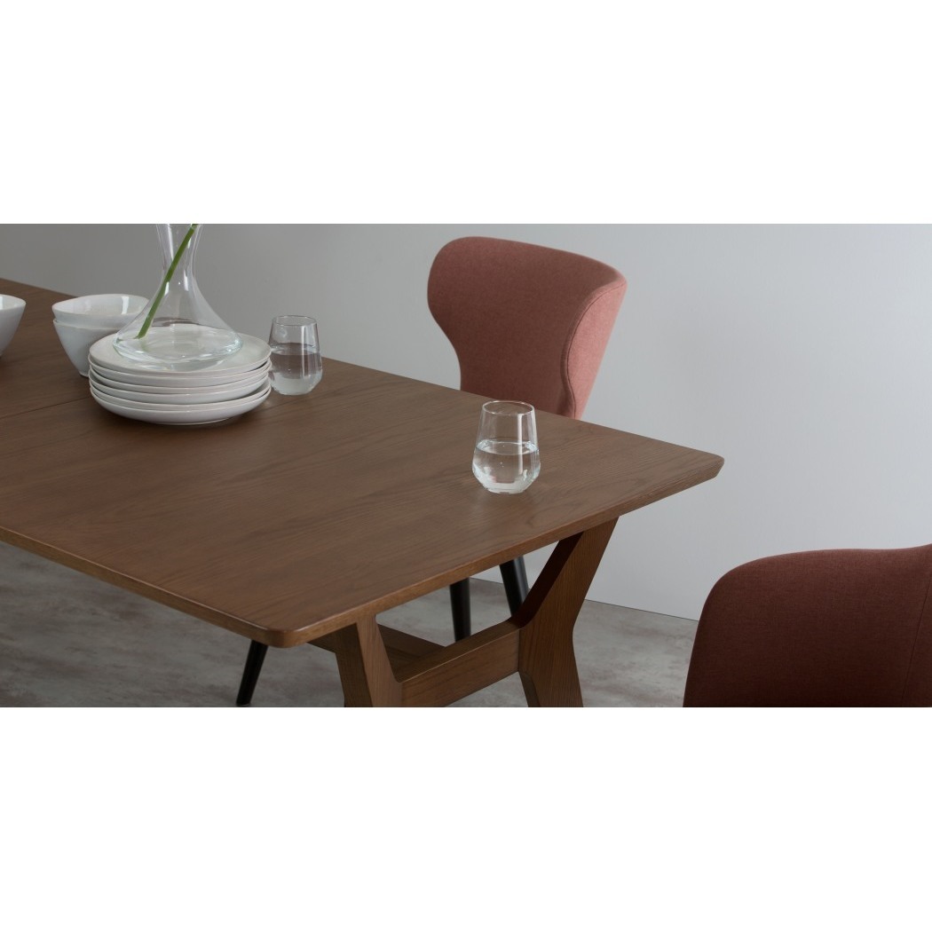 Jenson Extending Dining Table, Dark Stain Oak – image 6